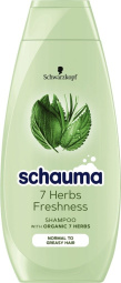 šampon za lase 7 herbs, za normalne lase, ki se hitro zmastijo, schauma, 400 ml