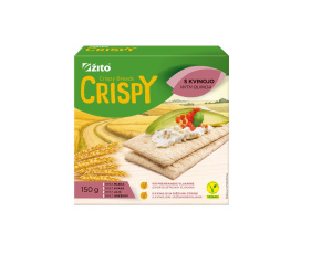 kruhki s kvinojo crispy brez glutena