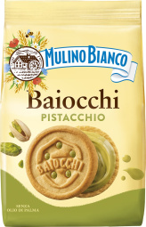 piškoti s kremo pistacije baiocchi, mulino bianco, 240 g