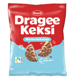 piškoti dragee obliti z mlečno čokolado, napoli, 165 g