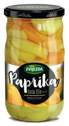 fileti rumene paprike, zvijezda, 670 g