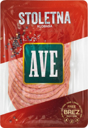 narezek stoletna klobasa, ave, pakirano, 100 g