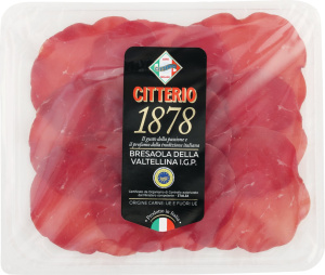 narezek bresaola della valtellina, citterio, pakirano, 80 g