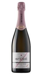 peneče vino gourmet rose 2015, istenič, 0,75 l