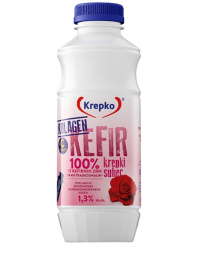 kefir krepki suhec s kolagenom in vrtnico, 1,3 % m.m., krepko, 500 g