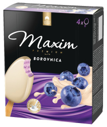 sladoled na palčki borovnica maxim premium