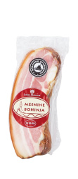hamburška slanina, mesnine bohinja, pakirano, cca 330 g, cena za kg