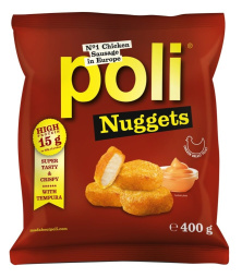 poli nuggets, perutnina ptuj, zamrznjeno, 400 g