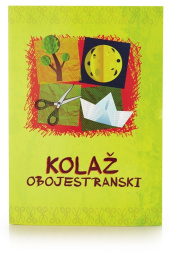 kolaž papir a4, obojestranski, eurocom, 20 listni