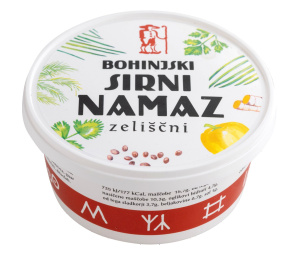 zeliščni sirni namaz, bohinjski planšar, 150 g
