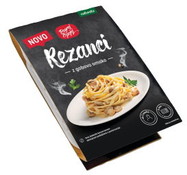 rezanci z gobami, pogrej in pojej, 300 g