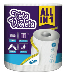papirnate brisače maxi all in, violeta, 1/1