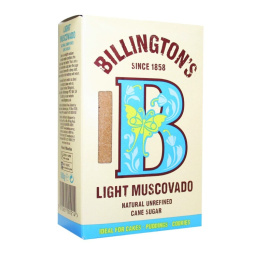 rjavi sladkor light muscovado, billington's, 500 g