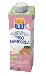 bio rižev napitek z mandlji, isola bio, 250 ml