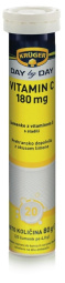 šumeče tablete vitamin c z okusom limone s sladili, kruger, 80 g