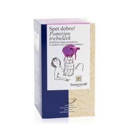 bio čaj spet dobro, pomirjen trebušček, sonnentor, 27 g