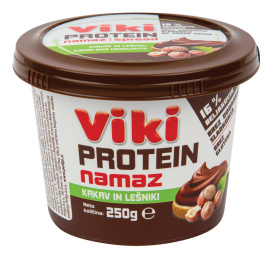 beljakovinski kremni namaz z lešniki viki protein