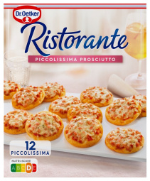 pizza piccolissima s šunko, dr. oetker, zamrznjeno, 288 g
