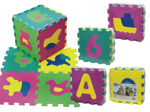 otroške puzzle iz pene, unikatoy, 9/1