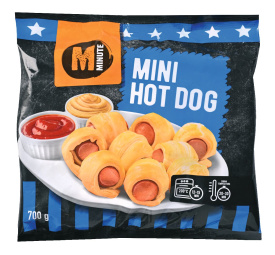 mini hot dog, minute, zamrznjeno, 700 g