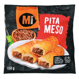 pita z mlado govedino, zamrznjena, minute, 550 g
