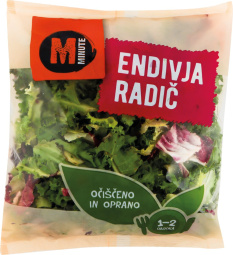 endivija in radič, minute, 200 g