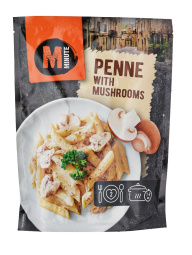 testenine z gobami, minute, 160 g