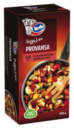 zelenjavna mešanica, provansalski način, ledo, zamrznjeno, 400 g