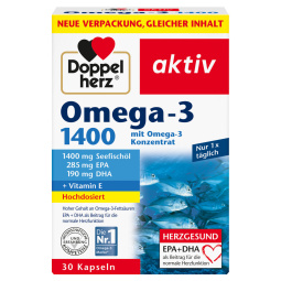 prehransko dopolnilo aktiv, omega 3, doppelherz, 30/1