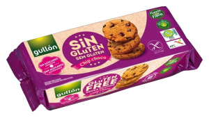 keksi s koščki čokolade brez glutena in dodanega sladkorja, gullon, 130 g
