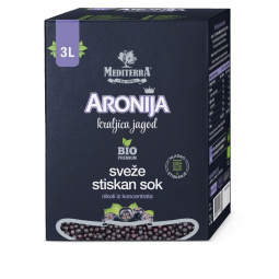 bio 100 % sok aronije, mediterra, 3 l