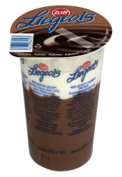 čokoladni puding s smetano, liegeois, zott, 175 g