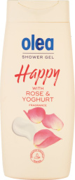 gel za prhanje, happy rose&yoghurt, olea, 300 ml