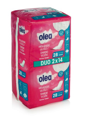 damski dvojni vložki normal, olea, 28/1