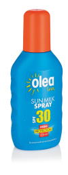 mleko za zaščito pred soncem, v spreju, spf 30, olea, 200 ml