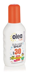 mleko za zaščito pred soncem, v spreju, za otroke, spf 30, olea, 200 ml