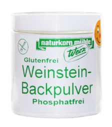 bio pecilni prašek iz vinskega kamna brez glutena, werz, 150 g