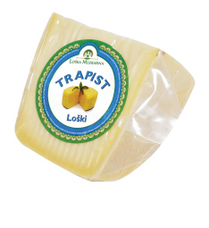 sir trapist, loška mlekarna, pakirano, cena za kg