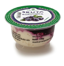 sadna skuta z borovnicami, loška mlekarna, 150 g