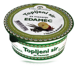 topljeni sir edamec s čebulo in drobnjakom, loška mlekarna, 150 g