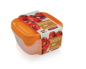 set posod za shranjevanje curver fresh&go, 3 x 0,8 l