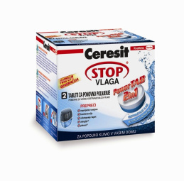 odstranjevalec vlage ceresit power tab 2v1, 2x450 g
