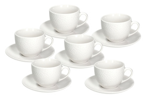 set porcelanastih skodelic za kavo golf, tognana, 6/1