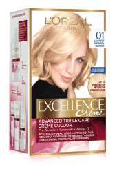 barva za lase excellence, 1 ultra naravno blond, loreal