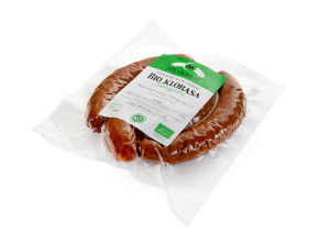 bio gorenjska klobasa, mlinarič, pakirano, cena za kg