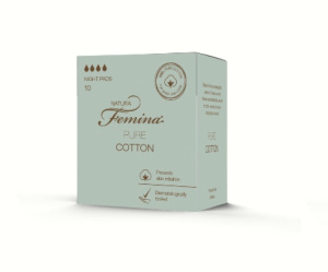 damski nočni vložki, natur femina, 10/1