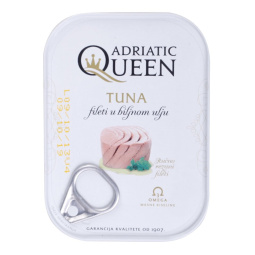 file tune v rastlinskem olju, adriatic queen, 105 g