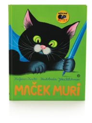 otroška knjiga maček muri