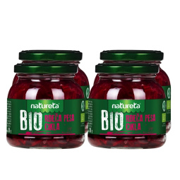 bio rdeča pesa, natureta, 4 x 280 g