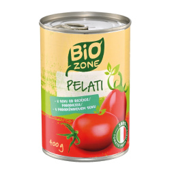 bio paradižnik, pelati, bio zone, 400 g